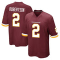 Punc W.Commanders #2 Amik Robertson Player Burgundy Team Color Home Game Stitched Jerseys