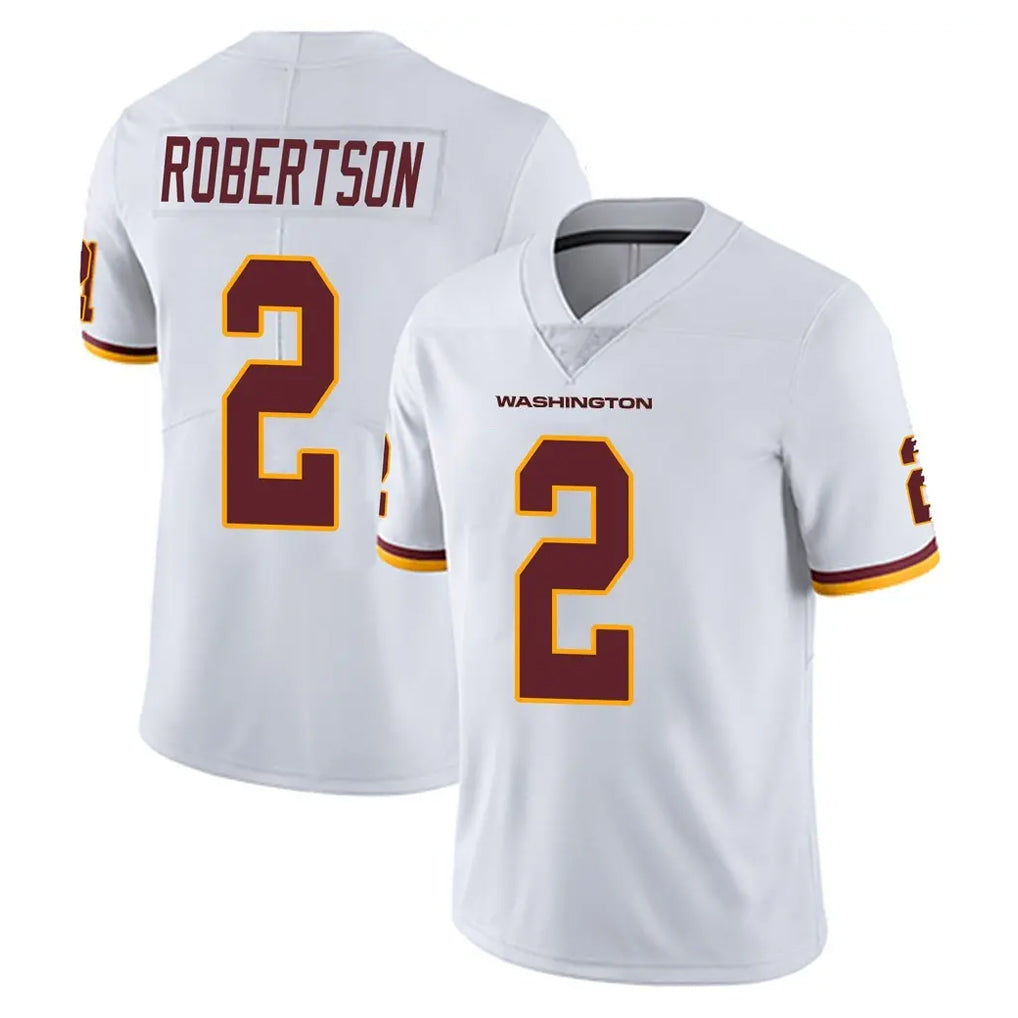 Punc W.Commanders #2 Amik Robertson Player White Limited Vapor Untouchable Home Game Stitched Jerseys