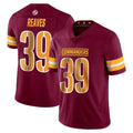 Punc W.Commanders #39 Jeremy Reaves Player Burgundy Limited Vapor Home Game Stitched Jerseys