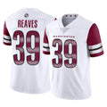 Punc W.Commanders #39 Jeremy Reaves Player White Limited Vapor Home Game Stitched Jerseys