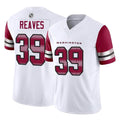 Punc W.Commanders #39 Jeremy Reaves Player White Vapor F.U.S.E. Limited Home Game Stitched Jerseys