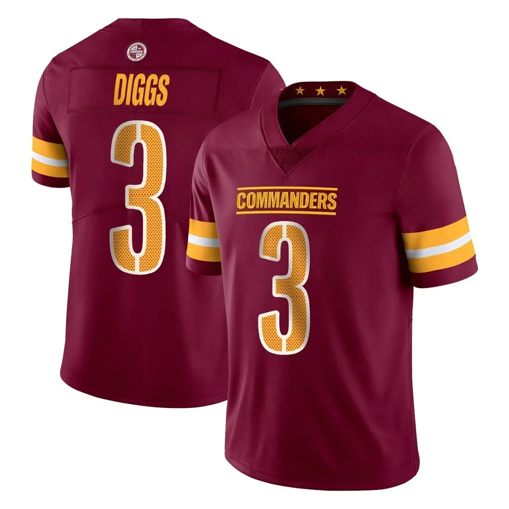 Punc W.Commanders #3 Stefon Diggs Player Burgundy Limited Vapor Home Game Stitched Jerseys
