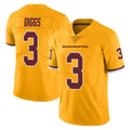 Punc W.Commanders #3 Stefon Diggs Player Gold Limited Color Rush Home Game Stitched Jerseys