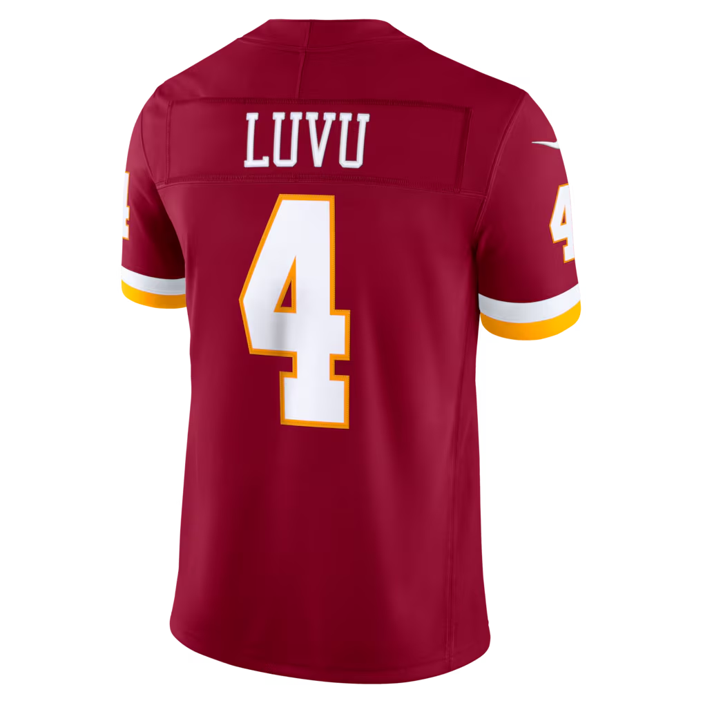 Punc W.Commanders #4 Frankie Luvu Burgundy Team Vapor F.U.S.E. Stitched Limited Jerseys