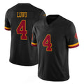 Punc W.Commanders #4 Frankie Luvu Player Black Limited Vapor Home Game Stitched Jerseys