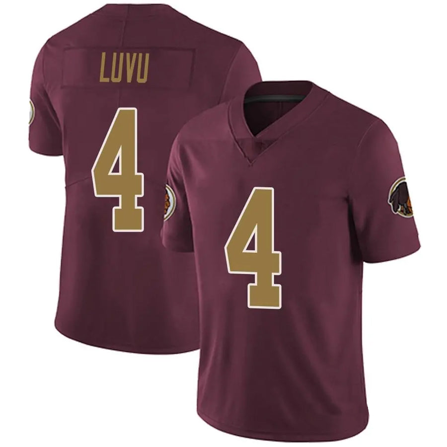 Punc W.Commanders #4 Frankie Luvu Player Burgundy Alternate Vapor Untouchable Limited  Stitched Jerseys
