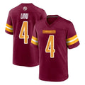 Punc W.Commanders #4 Frankie Luvu Player Burgundy Home Game Stitched Jerseys