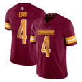 Punc W.Commanders #4 Frankie Luvu Player Burgundy Limited Vapor Home Game Stitched Jerseys