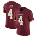 Punc W.Commanders #4 Frankie Luvu Player Burgundy Vapor Limited Stitched Jerseys