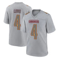 Punc W.Commanders #4 Frankie Luvu Player Gray Atmosphere Fashion Home Game Stitched Jerseys