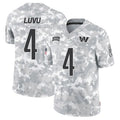Punc W.Commanders #4 Frankie Luvu Player Limited Arctic Camo Salute to Service Stitched Jerseys