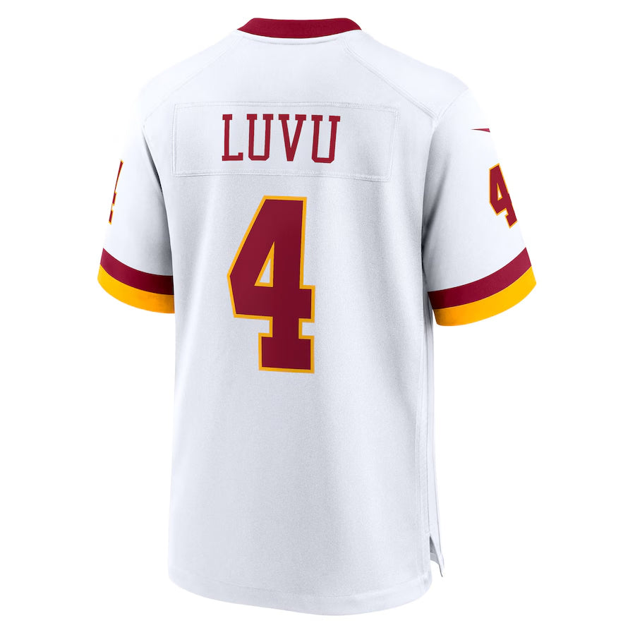 Punc W.Commanders #4 Frankie Luvu Player White Game Football Jerseys