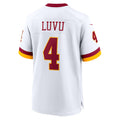 Punc W.Commanders #4 Frankie Luvu Player White Game Football Jerseys