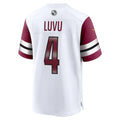 Punc W.Commanders #4 Frankie Luvu Player White Home Game Football Jerseys