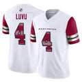 Punc W.Commanders #4 Frankie Luvu Player White Vapor F.U.S.E. Limited Football Jerseys