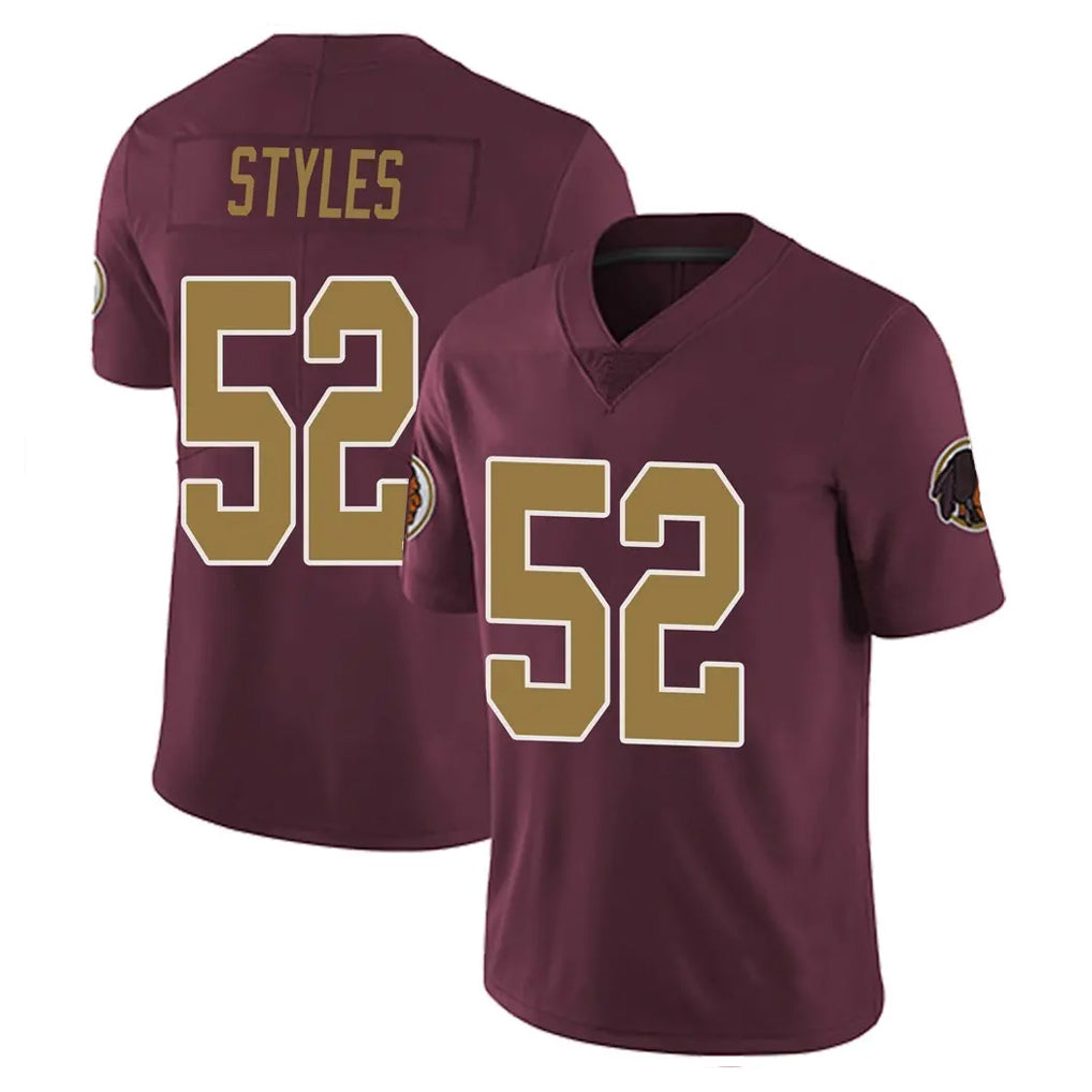 Punc W.Commanders #52 Sonny Styles Player Burgundy Alternate Vapor Untouchable Home Game Stitched Jerseys
