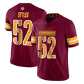Punc W.Commanders #52 Sonny Styles Player Burgundy Limited Vapor Home Game Stitched Jerseys