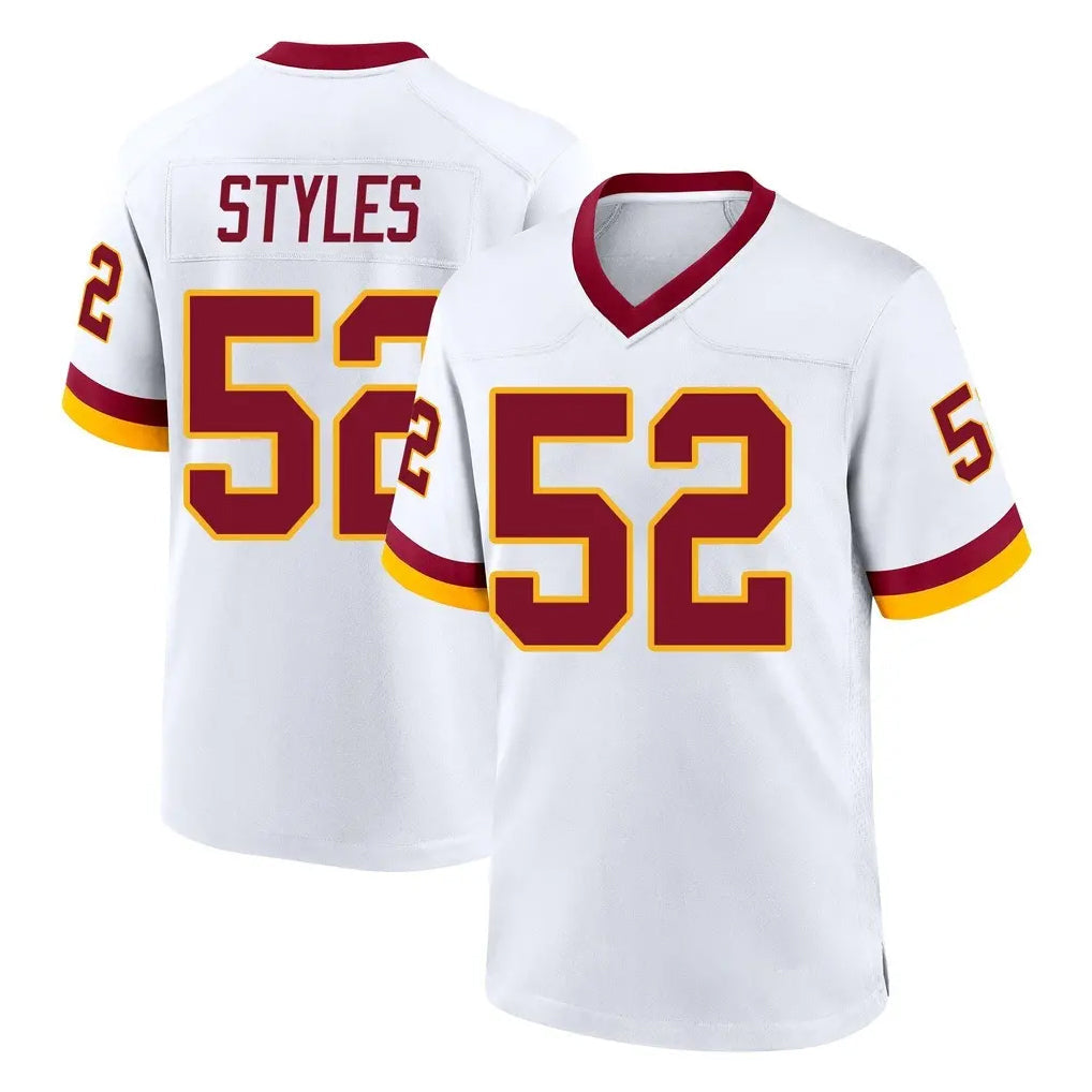 Punc W.Commanders #52 Sonny Styles Player White Home Game Stitched Jerseys