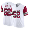 Punc W.Commanders #52 Sonny Styles Player White Vapor F.U.S.E. Limited Home Game Stitched Jerseys