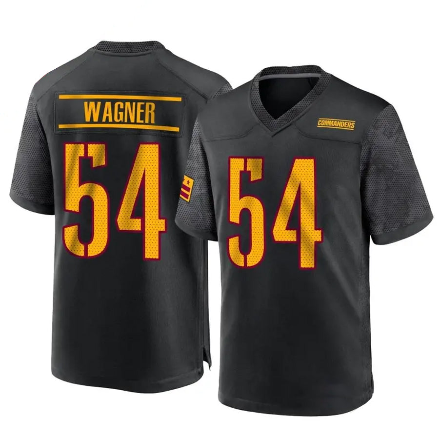 Punc W.Commanders #54 Bobby Wagner Player Black Home Game Stitched Jerseys