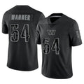 Punc W.Commanders #54 Bobby Wagner Player Black RFLCTV Limited Stitched Jerseys