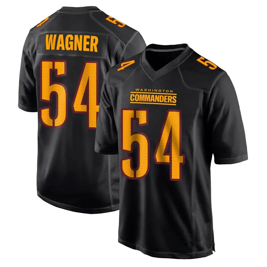 Punc W.Commanders #54 Bobby Wagner Player Carbon Black Fashion Stitched Jerseys