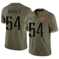 Punc W.Commanders #54 Bobby Wagner Player Olive Salute To Service Limited Stitched Jerseys