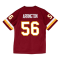 Punc W.Commanders #56 LaVar Arrington Mitchell & Ness Burgundy 2001 Legacy Throwback Replica Jersey Stitched Puhic Game Jerseys