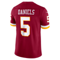 Punc W.Commanders #5 Jayden Daniels Burgundy Team Vapor F.U.S.E. Stitched Limited Jerseys