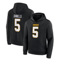 Punc W.Commanders #5 Jayden Daniels Player Black Salute to Service Hoodies Stitched Jerseys