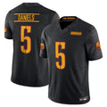 Punc W.Commanders #5 Jayden Daniels Player Black Vapor F.U.S.E. Limited Stitched Jerseys