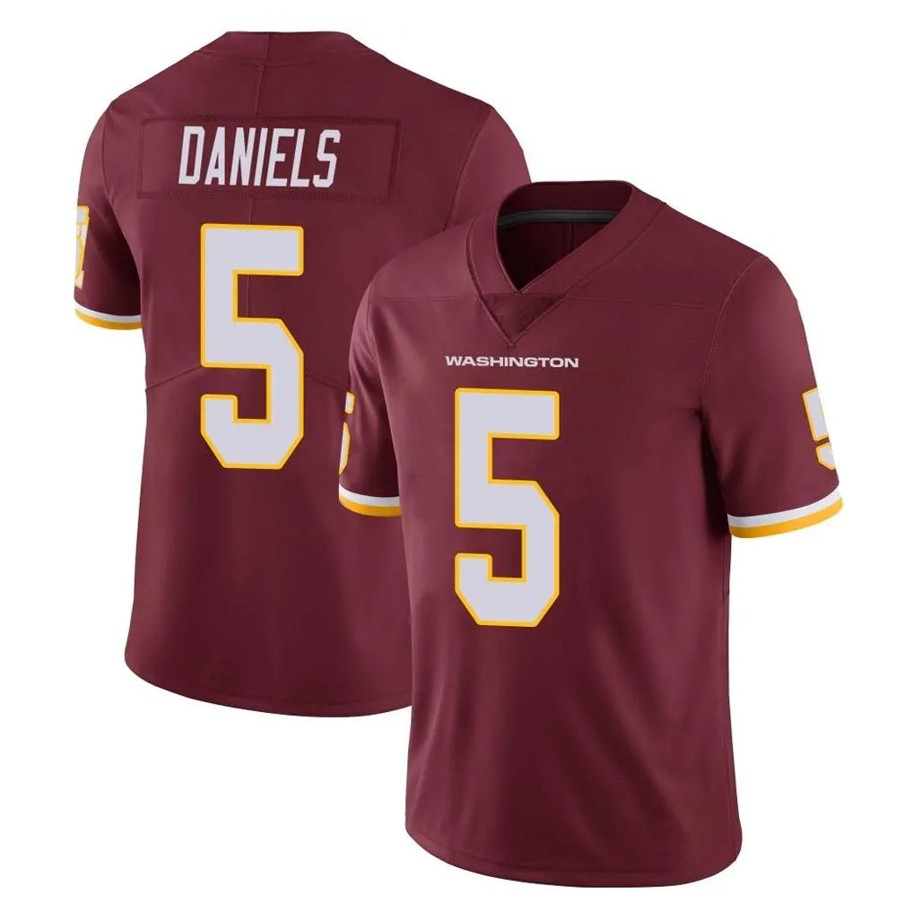 Punc W.Commanders #5 Jayden Daniels Player Burgundy Limited Team Color Vapor Untouchable Home Game Stitched Jerseys