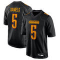 Punc W.Commanders #5 Jayden Daniels Player Carbon Black Fashion Stitched Jerseys