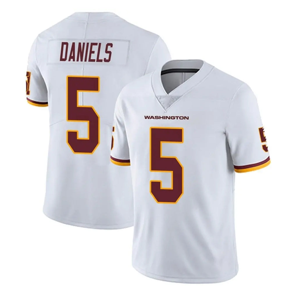 Punc W.Commanders #5 Jayden Daniels Player White Limited Vapor Untouchable Home Game Stitched Jerseys