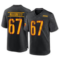 Punc W.Commanders #67 Nick Allegretti Player Black Home Game Stitched Jerseys