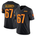 Punc W.Commanders #67 Nick Allegretti Player Black Limited Vapor F.U.S.E. Home Game Stitched Jerseys