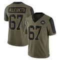 Punc W.Commanders #67 Nick Allegretti Player Olive Salute To Service Limited Game Stitched Jerseys