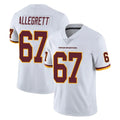 Punc W.Commanders #67 Nick Allegretti Player White Limited Vapor Untouchable Home Game Stitched Jerseys