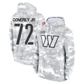 Punc W.Commanders #72 Josh Conerly Jr. Player Arctic Camo Limited Salute to Service Pullover Hoodies Game Stitched Jerseys