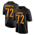 Punc W.Commanders #72 Josh Conerly Jr. Player Black Carbon Fashion Home Game Stitched Jerseys