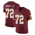 Punc W.Commanders #72 Josh Conerly Jr. Player Burgundy Limited Team Color Vapor Untouchable Home Game Stitched Jerseys