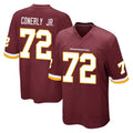 Punc W.Commanders #72 Josh Conerly Jr. Player Burgundy Team Color Home Game Stitched Jerseys