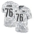 Punc W.Commanders #76 Sam Cosmi Player Arctic Camo Limited Salute To Service Home Game Stitched Jerseys