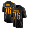 Punc W.Commanders #76 Sam Cosmi Player Black Carbon Fashion Home Game Stitched Jerseys