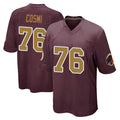 Punc W.Commanders #76 Sam Cosmi Player Burgundy Alternate Home Game Stitched Jerseys