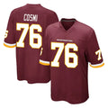 Punc W.Commanders #76 Sam Cosmi Player Burgundy Team Color Home Game Stitched Jerseys