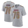 Punc W.Commanders #76 Sam Cosmi Player Gray Atmosphere Fashion Home Game Stitched Jerseys