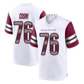 Punc W.Commanders #76 Sam Cosmi Player White Game Home Stitched Jerseys