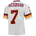 Punc W.Commanders #7 Joe Theismann Mitchell & Ness White Legacy Replica Stitched Puhic Jersey