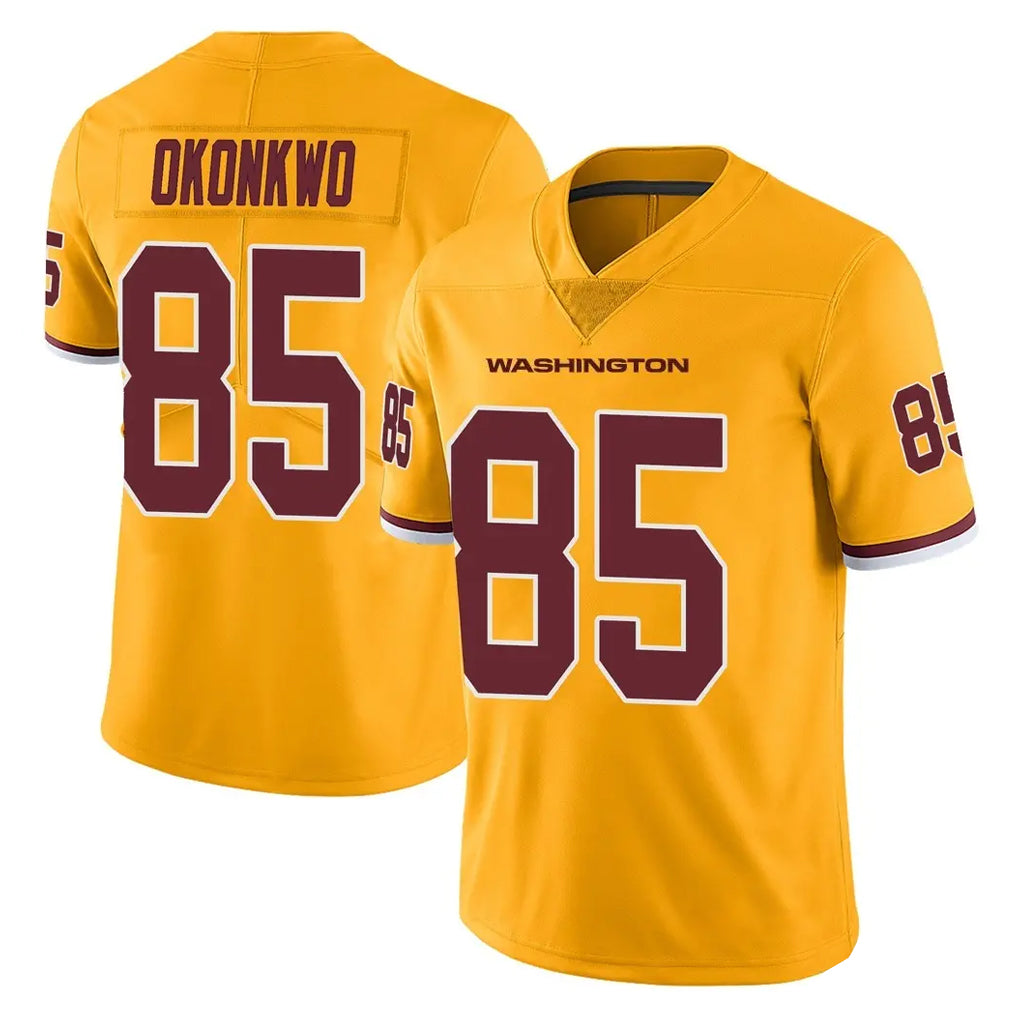 Punc W.Commanders #85 Chig Okonkwo Player Gold Limited Color Rush Home Game Stitched Jerseys